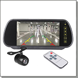 MasterPark 607-PZ - камера заднего вида с монитором в зеркале 7 дюймов